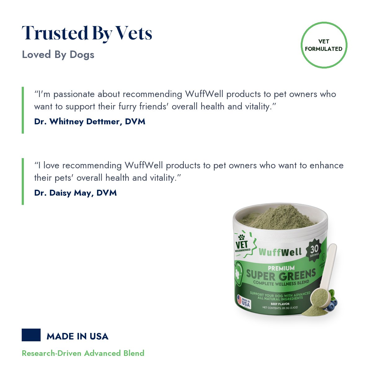 Trusted by vets, loved by dogs